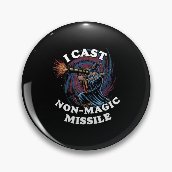Item preview, I Cast Non-Magic Missile Funny Wizard Parody Meme designed and sold by creatikatz.