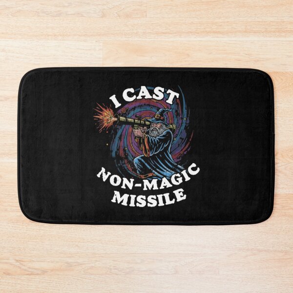 Item preview, I Cast Non-Magic Missile Funny Wizard Parody Meme designed and sold by creatikatz.