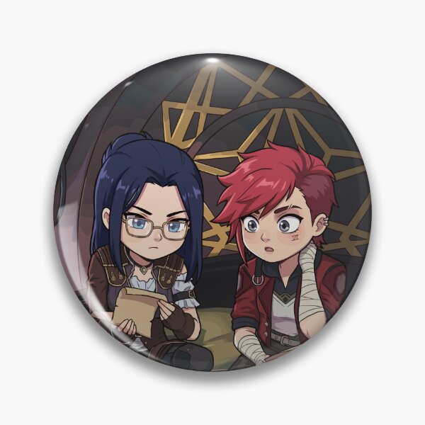 Item preview, Behind the Scenes Vi & Caitlyn Chibi Arcane designed and sold by Brudy-R.