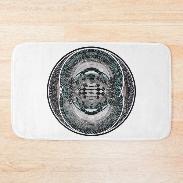 Item preview, Turquoise Vesica Piscis Mandala – Geometric Concentric Art designed and sold by Portal Mandalas.
