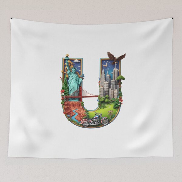 Item preview, The Alphabet of the USA - U designed and sold by Kaleddis.