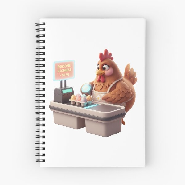 Item preview, Funny Chicken Cashier Supermarket Checkout Clerk designed and sold by vk09.