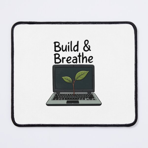 Item preview, Build & Breathe — Creator & Startup Comfort Tee designed and sold by EcoArtTees.