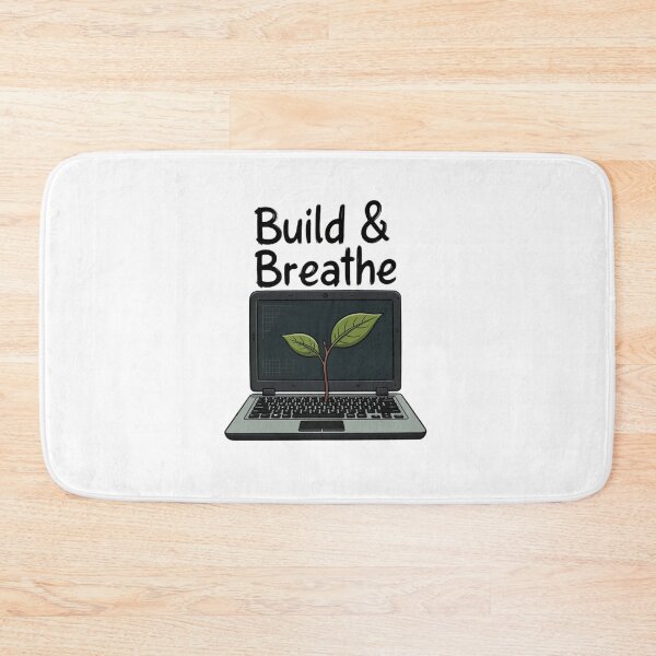 Item preview, Build & Breathe — Creator & Startup Comfort Tee designed and sold by EcoArtTees.