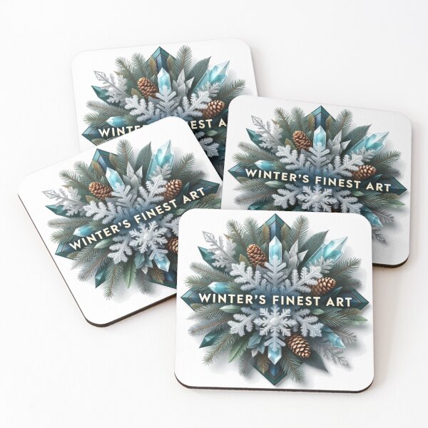 Item preview, Intricate Frozen Evergreen T-Shirt, Premium Crystal Winter Emblem, Generic Holiday Gift designed and sold by YMLux.