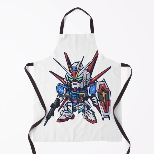 Item preview, Chibi Mecha Striker — SD Armored Robot Warrior with Shield designed and sold by Dyan4.