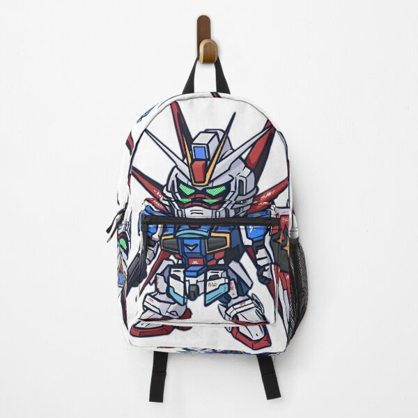 Item preview, Chibi Mecha Striker — SD Armored Robot Warrior with Shield designed and sold by Dyan4.