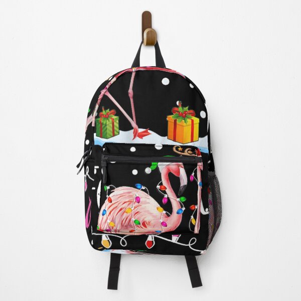 Item preview, Fa La La Min Go Flamingos Christmas Lights Tropical Holiday Pun designed and sold by HenikaPonko.