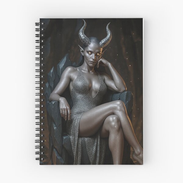 Item preview, Sparklingsilver horned queen gold eyes on throne designed and sold by CathryneDelamort.