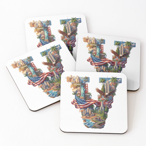 Item preview, The Alphabet of the USA - V designed and sold by Kaleddis.