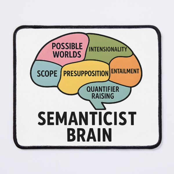 Item preview, Semanticist Brain – Funny Formal Semantics & Linguistics Humor Gift designed and sold by Nerd Romance Café.