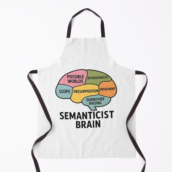 Item preview, Semanticist Brain – Funny Formal Semantics & Linguistics Humor Gift designed and sold by Nerd Romance Café.