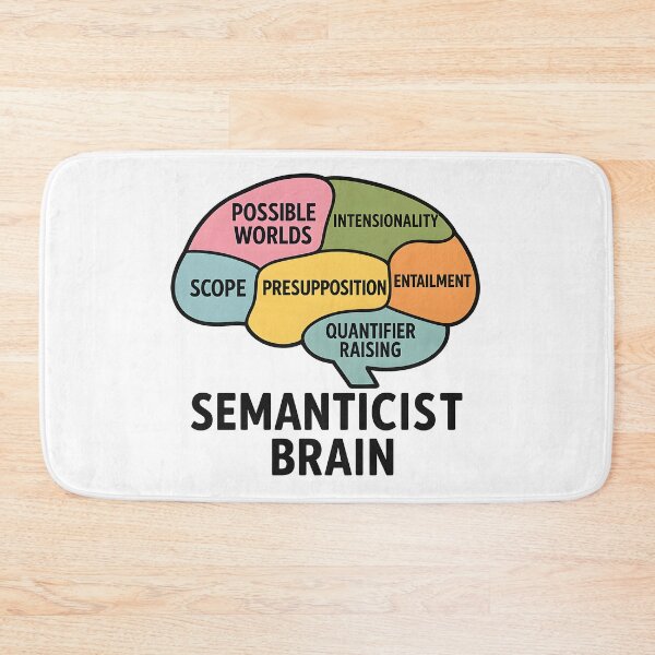 Item preview, Semanticist Brain – Funny Formal Semantics & Linguistics Humor Gift designed and sold by Nerd Romance Café.