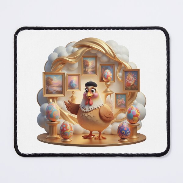 Item preview, Funny Chicken Art Curator Museum Gallery Guide designed and sold by vk09.