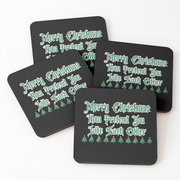 Item preview, Merry Christmas Now Pretend We Like Each Other designed and sold by AllThatIsWelsh.
