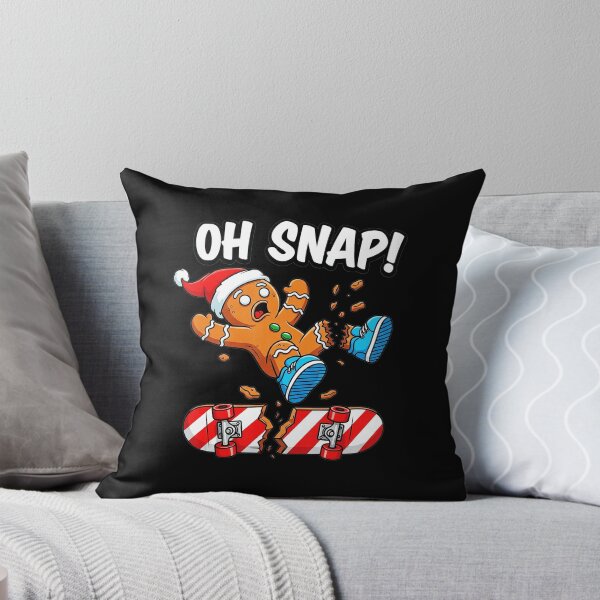 Item preview, Funny Oh Snap Gingerbread Man Skateboard Christmas Pajama  designed and sold by JEFDodsonArt.
