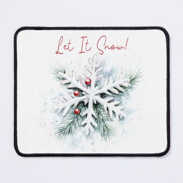 Item preview, Snowflake Christmas Art designed and sold by GlowValeStudio.