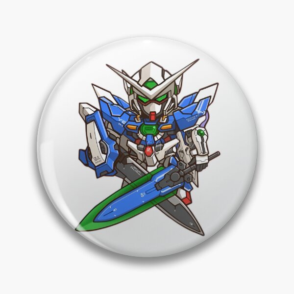 Item preview, Chibi Mecha Swordsman — SD Cyber Blade Robot Warrior designed and sold by Dyan4.