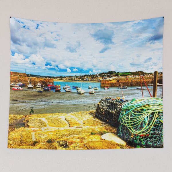 Item preview, Mounts Bay And Marizion From St Michael's Mount, Cornwall designed and sold by Paul Thompson Photography.