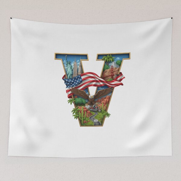 Item preview, The Alphabet of the USA - V designed and sold by Kaleddis.