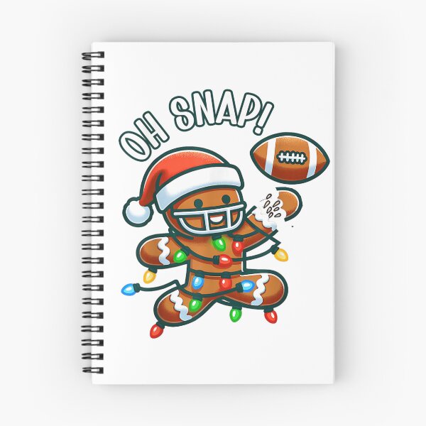 Item preview, Oh Snap Funny Gingerbread Man Football Christmas Player Lights Mishap designed and sold by YubitaLeLe.
