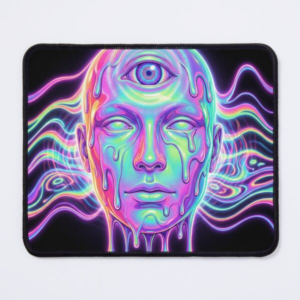 Item preview, Melting Neon Face Trip designed and sold by CyberArtifacts.
