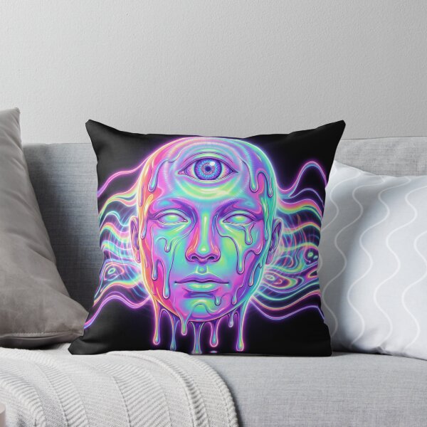 Item preview, Melting Neon Face Trip designed and sold by CyberArtifacts.