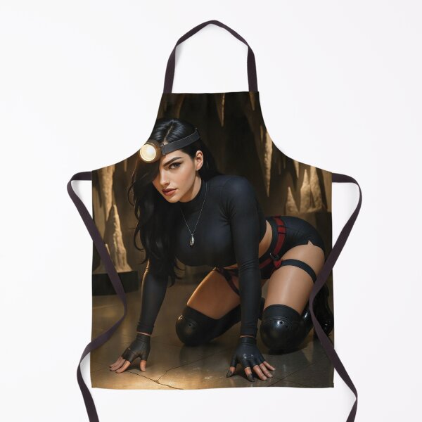 Item preview, Cassandra Kaine cave crawl black outfit headlamp designed and sold by CathryneDelamort.