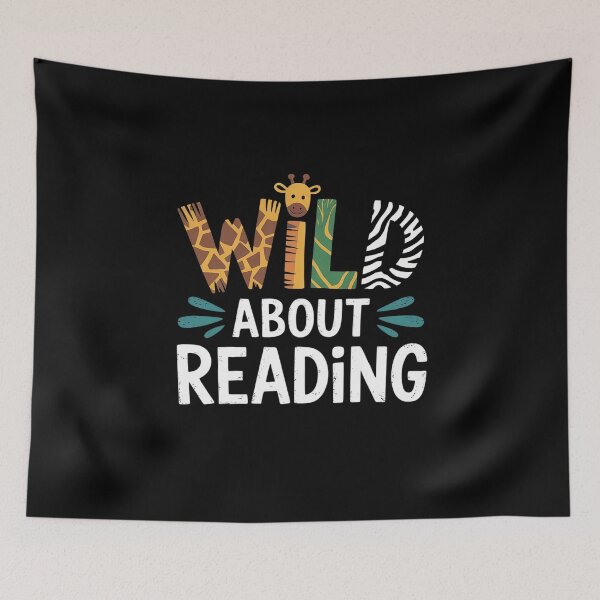 Item preview, Reading Lover Apparel Wild About Reading, Reading Books And Bookworm Library Day  designed and sold by PowAcademy.