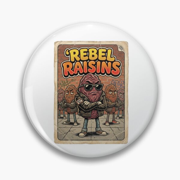 Item preview, Rebel Raisins — Retro Cartoon Gang Artwork designed and sold by MTeesGA.