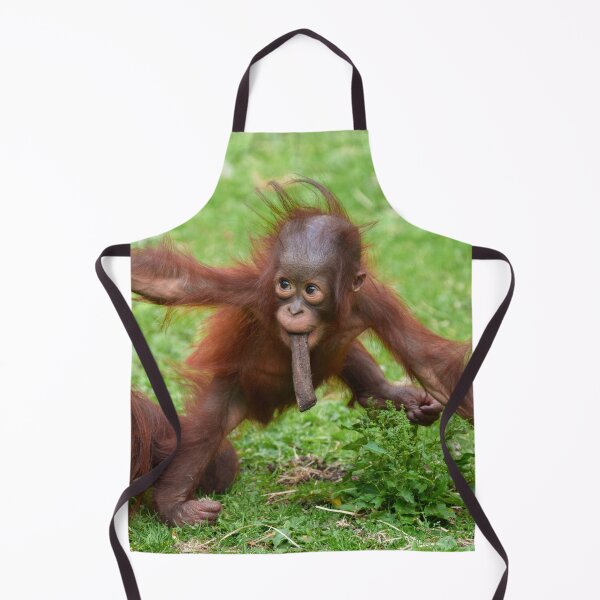 Item preview, Am I Cute - Orangutan Baby with Mother designed and sold by rawshutterbug.