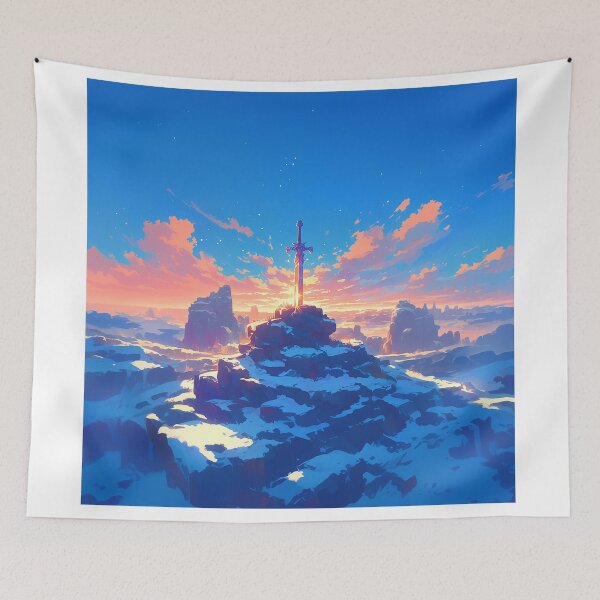 Item preview, Excalibur on Snowy Peak at Epic Sunrise designed and sold by Christian Weiss.