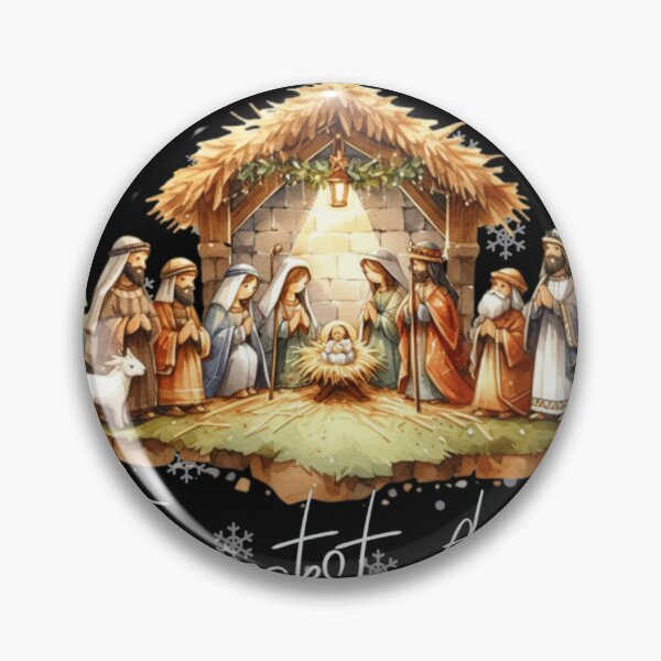 Item preview, Watercolor Nativity Scene The Greatest Gift Of All Religious Art designed and sold by YubitaLeLe.