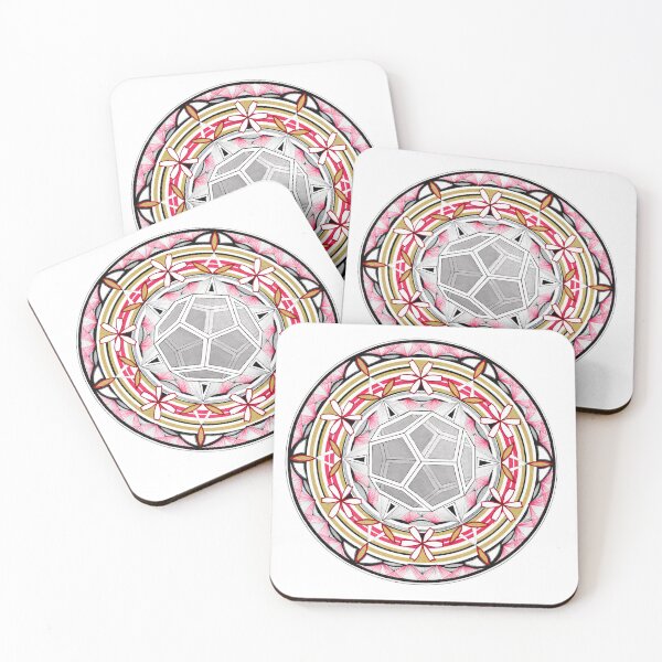 Item preview, Flower Orbit Geometry – Mandala with Dodeca Core designed and sold by Portal Mandalas.