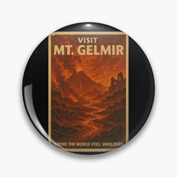 Item preview, Visit Mt. Gelmir — Into the Heart of Fire designed and sold by ChickenFund.