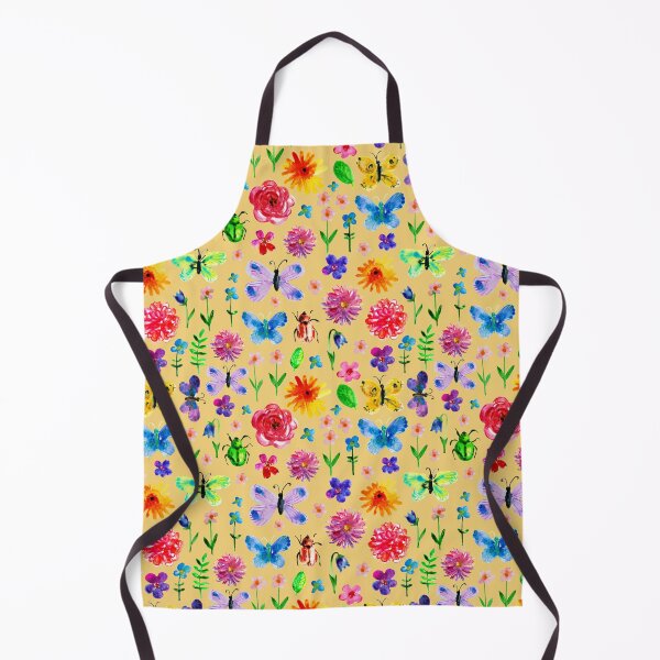 Item preview, Summer pattern with butterfly, beetle, flowers. designed and sold by bokasin.