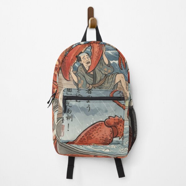Item preview, Vegetarian Justice - Lobster - Ukiyo-E Style designed and sold by MindPrint Studio.