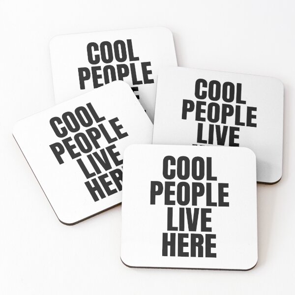 Item preview, Cool people live here designed and sold by Dondonmart.