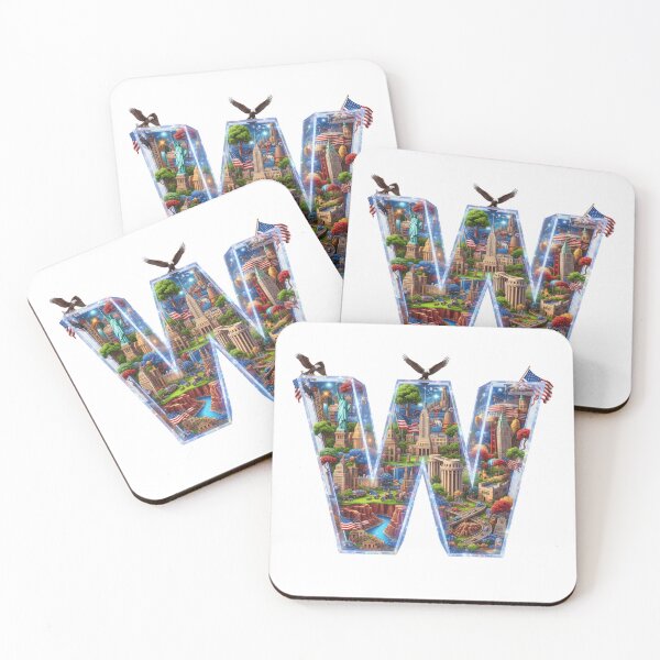 Item preview, The Alphabet of the USA - W designed and sold by Kaleddis.