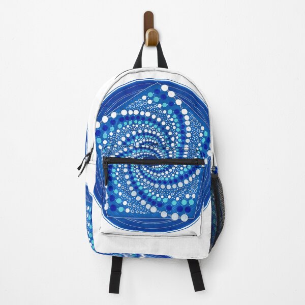 Item preview, Blue Spiral Mandala – Cosmic Geometry Flow designed and sold by Portal Mandalas.