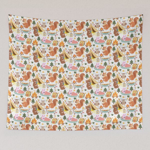 Item preview, Baby Campfire Tales seamless Pattern designed and sold by KJackArtwork.
