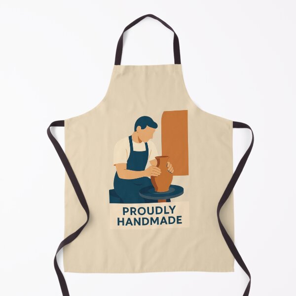 Item preview, Proudly Handmade Pottery Hobby Creative Craft Illustration designed and sold by Annika Shurafa.