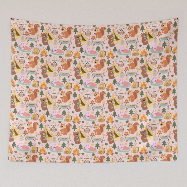 Item preview, Baby Campfire Tales seamless Pattern designed and sold by KJackArtwork.