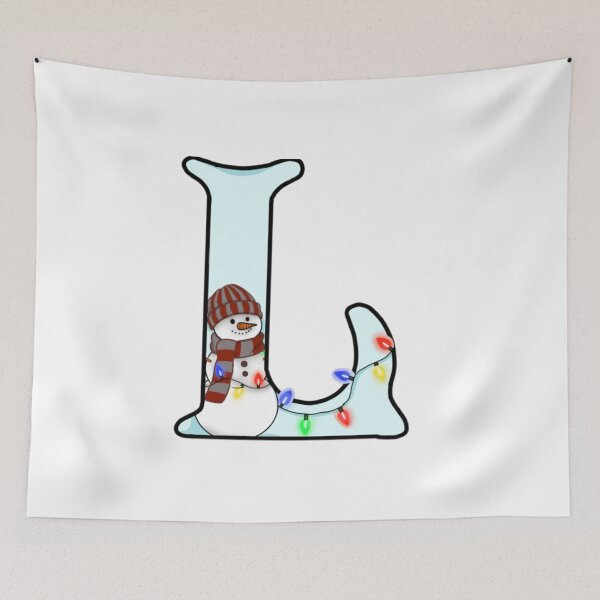 Item preview, Holiday themed letter L designed and sold by Artistkhg.