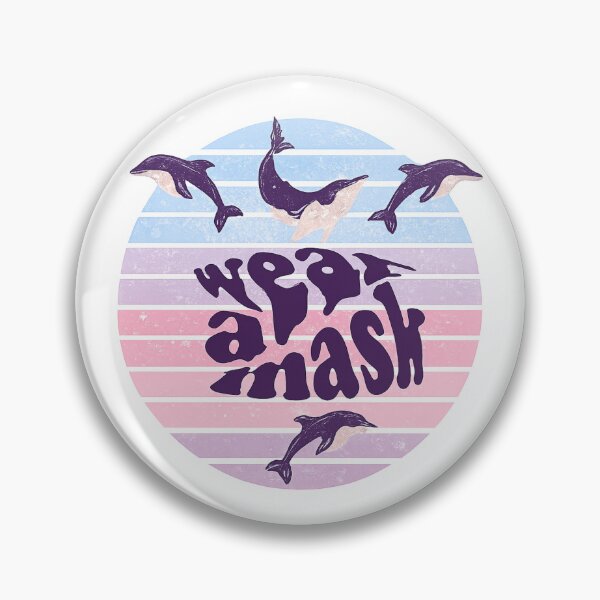 Item preview, "Ocean Echo: Wear a Mask" designed and sold by MayaMaliStudio.