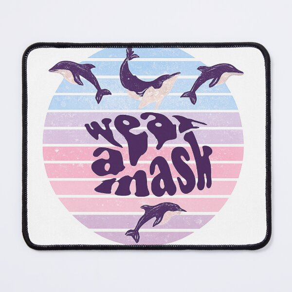 Item preview, "Ocean Echo: Wear a Mask" designed and sold by MayaMaliStudio.
