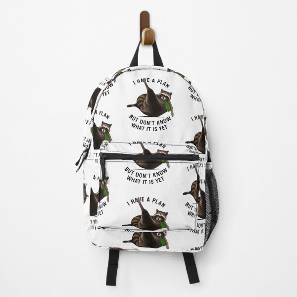 Item preview, Funny Planning Silly Raccoon Quote Overthinking Chaos Mindset designed and sold by gear-posters.