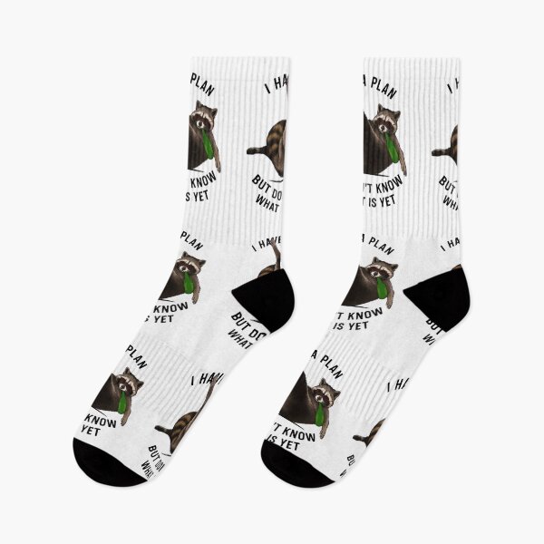 Item preview, Funny Planning Silly Raccoon Quote Overthinking Chaos Mindset designed and sold by gear-posters.