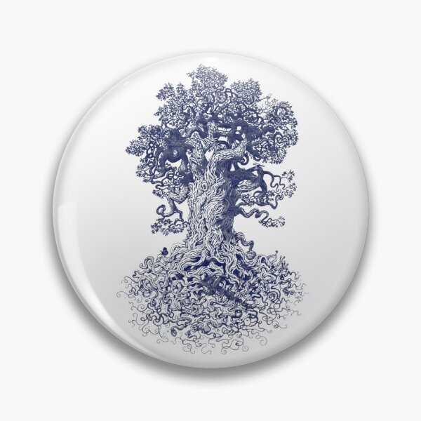 Item preview, Men's Gnarled Tree Graphic, Hand Screen Printed Tree of Life  designed and sold by DesignDenDo ⭐⭐⭐⭐⭐.