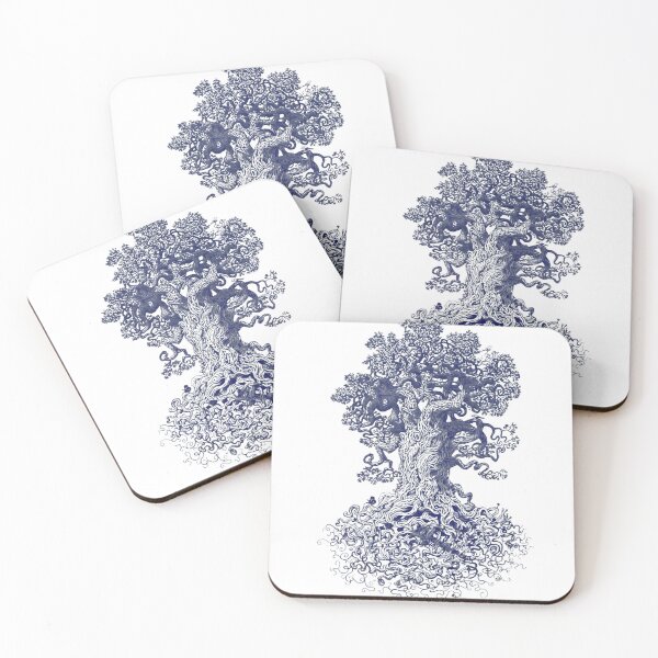 Item preview, Men's Gnarled Tree Graphic, Hand Screen Printed Tree of Life  designed and sold by DesignDenDo ⭐⭐⭐⭐⭐.